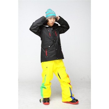 2020 Winter Men Snowboarding Sets Waterproof Warm Outdoor Camping Hiking Hooded Jacket With Pants Ski Suit Ski Jacket Pant