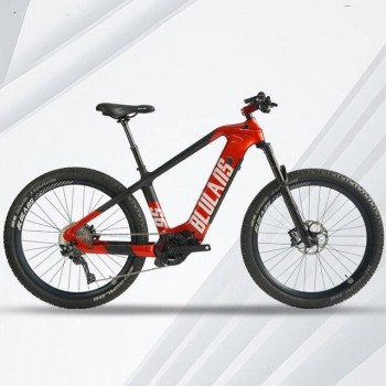 27.5 inch carbon fiber mountain power bicycle Bafang 350w mid motor eMTB travel 36v576Wh lithium battery electric mountain ebike
