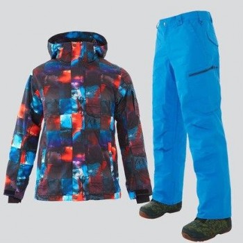 GSOU SNOW Men Ski Suit Snowboard Clothing Trouser Skiing Jacket Pant Windproof Waterproof Outdoor Sport Wear Super Warm Male Set