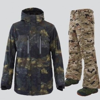 GSOU SNOW Men Ski Suit Snowboard Jacket Pant Windproof Waterproof Outdoor Sport Wear Super Warm Skiing Clothing Trouser Suit New
