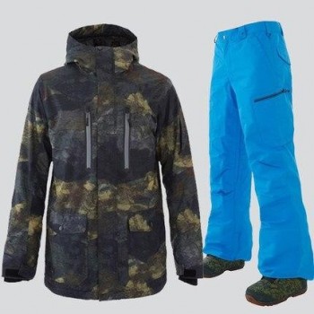 GSOU SNOW Men Ski Suit Snowboard Jacket Pant Windproof Waterproof Outdoor Sport Wear Super Warm Skiing Clothing Trouser Suit New