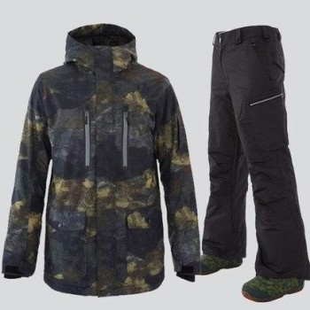 GSOU SNOW Men Ski Suit Snowboard Jacket Pant Windproof Waterproof Outdoor Sport Wear Super Warm Skiing Clothing Trouser Suit New