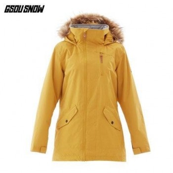 GSOU SNOW Women Ski Suit Snowboard Jacket Pant Super Warm Winter Suit Windproof Waterproof Outdoor Sport Wear Female Suit