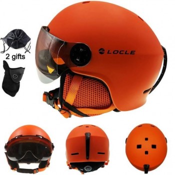 LOCLE Skiing Helmet Ultralight PCEPS CE EN1077 Men Women Ski Helmet Outdoor Sports Snowboard/Skateboard Helmet