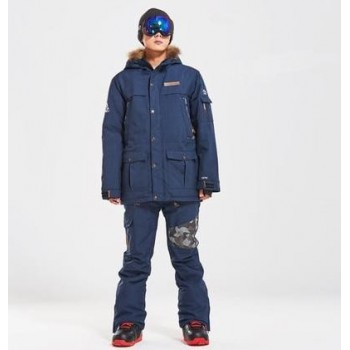 LTVT Snowboard Ski Suits Men's Single Double Board Waterproof Padded Straps Detachable Thin Version To Keep Warm Male Ski Sets