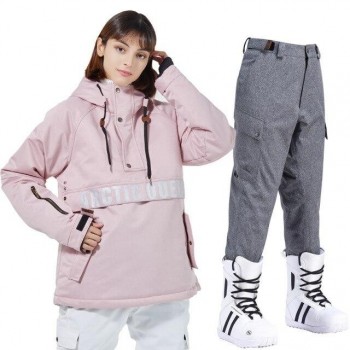 Ski hoodies, ski suits, women's suits, men's lovers snowboard suits, waterproof and warmth, thickened ski suit hoodies