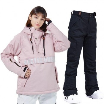 Ski hoodies, ski suits, women's suits, men's lovers snowboard suits, waterproof and warmth, thickened ski suit hoodies