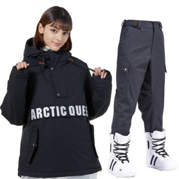 Ski hoodies, ski suits, women's suits, men's lovers snowboard suits, waterproof and warmth, thickened ski suit hoodies