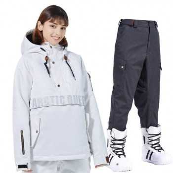 Ski hoodies, ski suits, women's suits, men's lovers snowboard suits, waterproof and warmth, thickened ski suit hoodies