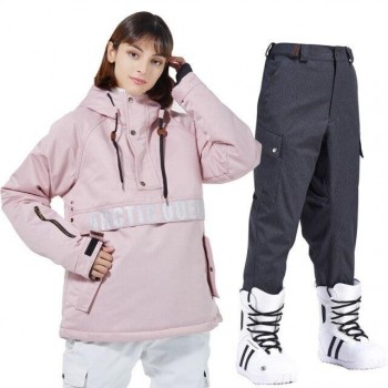 Ski hoodies, ski suits, women's suits, men's lovers snowboard suits, waterproof and warmth, thickened ski suit hoodies